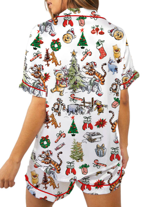 Disney Winnie The Pooh Pajamas, Pooh And Friends Pajamas Set, Honey Pooh Bear Women Pajamas, Disney Cartoon Gift, Gift For Her, Pooh Pajamas