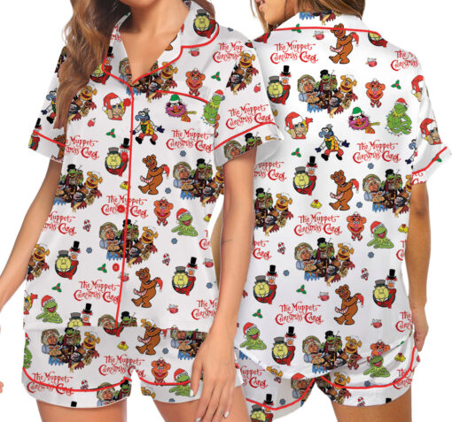 Christmas Muppet Show Pajama Set, Muppet Christmas Carol Pajamas, Christmas Cartoon Character Sleepwear, Fun Cozy PJs, Christmas Gifts