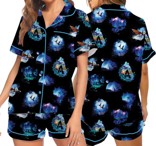 Avatar The Way Of Water Satin Pajamas Set For Women - Image 12