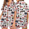 American TV Series Shirt 9-1-1 TV Show Satin Pajamas Set For Women