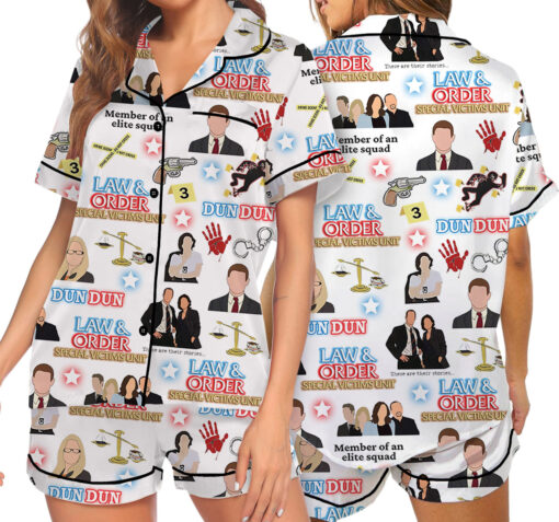 Law And Order Satin Pajamas Set For Women