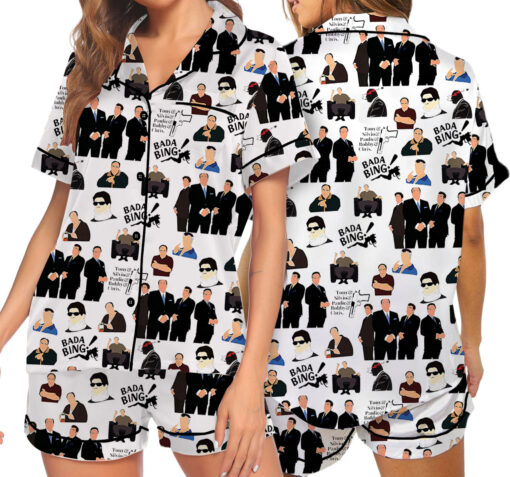 The Sopranos HBO TV Movie Satin Pajamas Set For Women