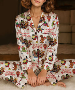 Christmas Muppet Show Pajama Set, Muppet Christmas Carol Pajamas, Christmas Cartoon Character Sleepwear, Fun Cozy PJs, Christmas Gifts