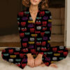 The Stranger Thing Movie Satin Pajamas Set For Women