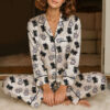 Toothless And Light Fury Satin Pajamas Set For Women