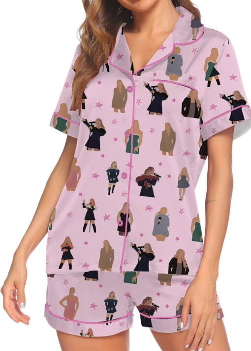 Stars Align Tour 2026 Festival Satin Pajama Set For Women