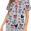 Disney Mickey Minnie Cruise Satin Pajamas Set For Women