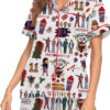 Stranger Things Hellfire Club Friends Don’t Lie Short Sleeve Satin Pajamas Set