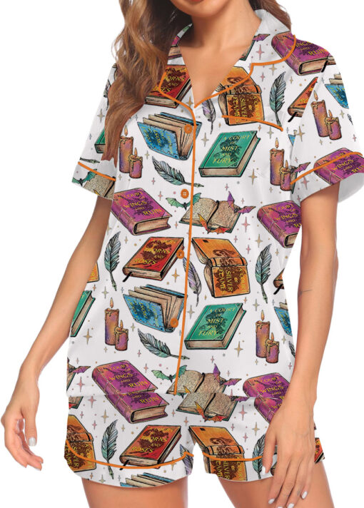 Women's Coquette Acotar Satin Pajamas Set For Women - Image 3