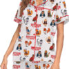 Stranger Cats Cute Satin Pajamas Set For Women