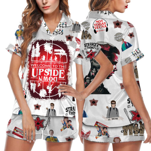 Stranger Things Welcome To The Upside Down Pyjama Pajamas Set