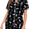 Toothless And Light Fury Satin Pajamas Set For Women