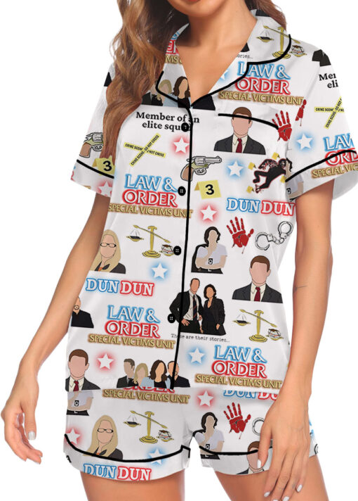 Law And Order Satin Pajamas Set For Women