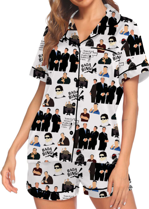 The Sopranos HBO TV Movie Satin Pajamas Set For Women