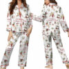 Christmas Dinner Party Satin Pajamas Set For Women