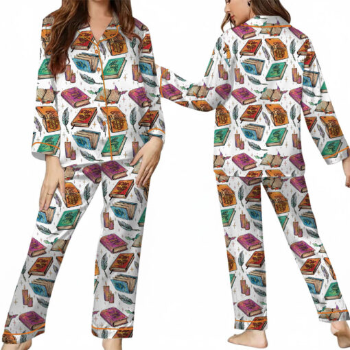 Women's Coquette Acotar Satin Pajamas Set For Women - Image 7