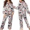 American TV Series Shirt 9-1-1 TV Show Satin Pajamas Set For Women