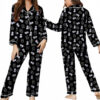 Toothless And Light Fury Satin Pajamas Set For Women