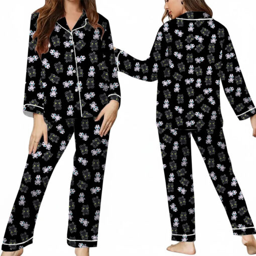 Toothless And Light Fury Satin Pajamas Set For Women