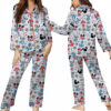 Disney Mickey Minnie Cruise Satin Pajamas Set For Women