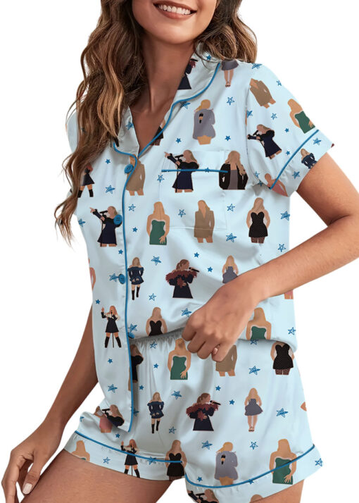 Stars Align Tour 2026 Festival Satin Pajama Set For Women