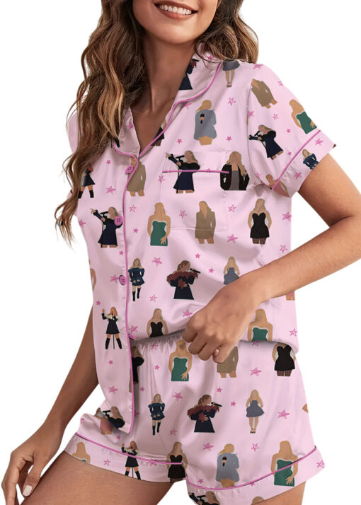 Stars Align Tour 2026 Festival Satin Pajama Set For Women