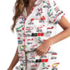 Formula One Racing F1 Satin Pajamas Set For Women