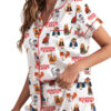 Stranger Cats Cute Satin Pajamas Set For Women