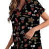 Stranger Things Hellfire Club Friends Don’t Lie Short Sleeve Satin Pajamas Set