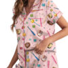 Coquette Softball Satin Pajama Set For Women