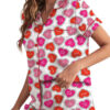 Valentine Day's Heart Shape Satin Pajama Set For Women