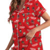 The Stranger Thing Movie Satin Pajamas Set For Women