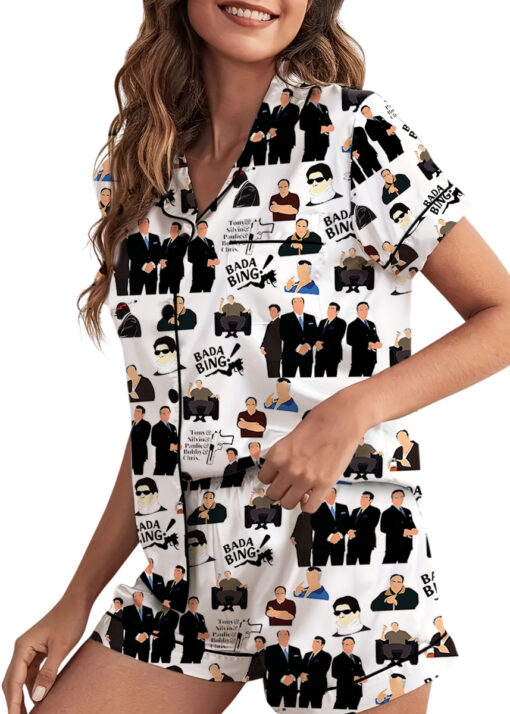 The Sopranos HBO TV Movie Satin Pajamas Set For Women