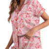 Romantic Valentine's Day Satin Pajamas Set For Women