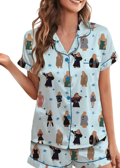 Stars Align Tour 2026 Festival Satin Pajama Set For Women - Image 3