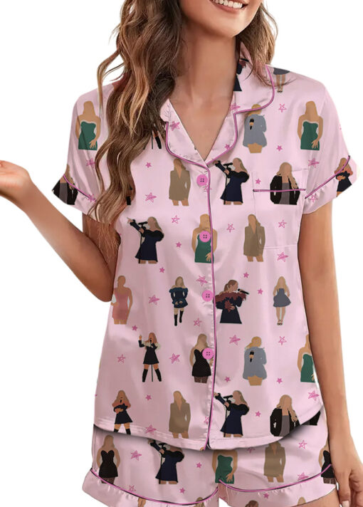 Stars Align Tour 2026 Festival Satin Pajama Set For Women