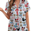 Disney Mickey Minnie Cruise Satin Pajamas Set For Women