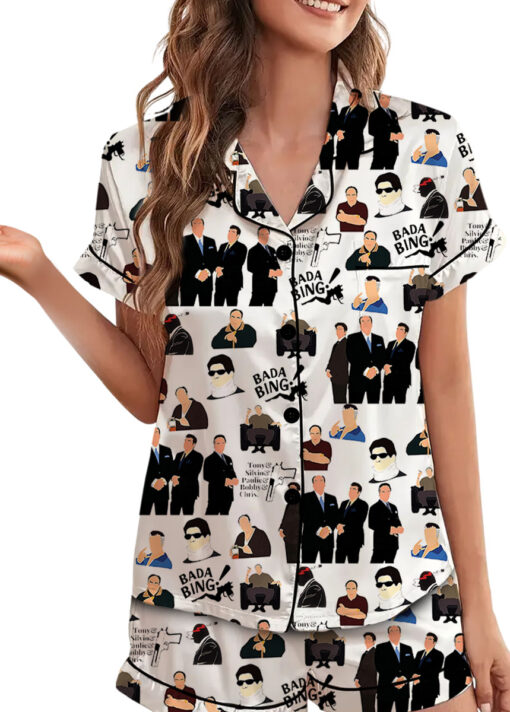 The Sopranos HBO TV Movie Satin Pajamas Set For Women