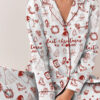 Women’s Christmas Bride To Be Last Christmas As A Miss Satin Pajama Set