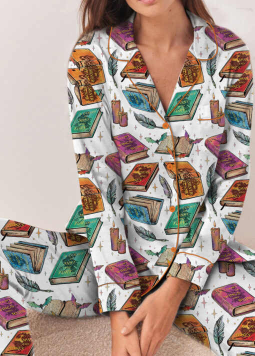 Women's Coquette Acotar Satin Pajamas Set For Women - Image 8