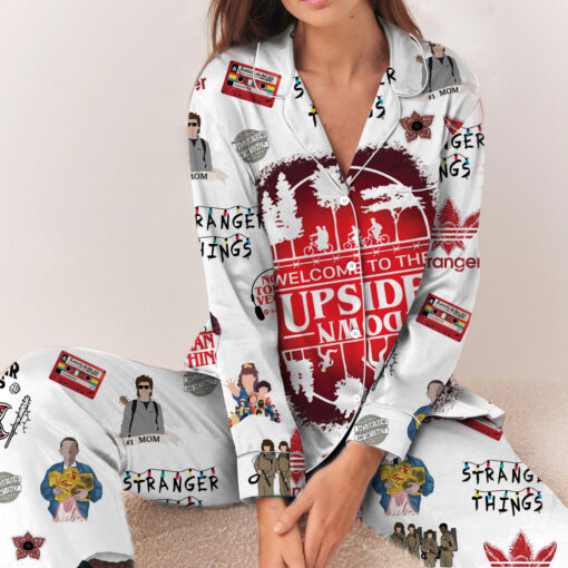 Stranger Things Welcome To The Upside Down Pyjama Pajamas Set