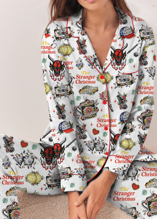 The Stranger Christmas satin Pajamas Set For Women