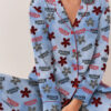 The Tranger Thing Movie Satin Pajamas Set For Women