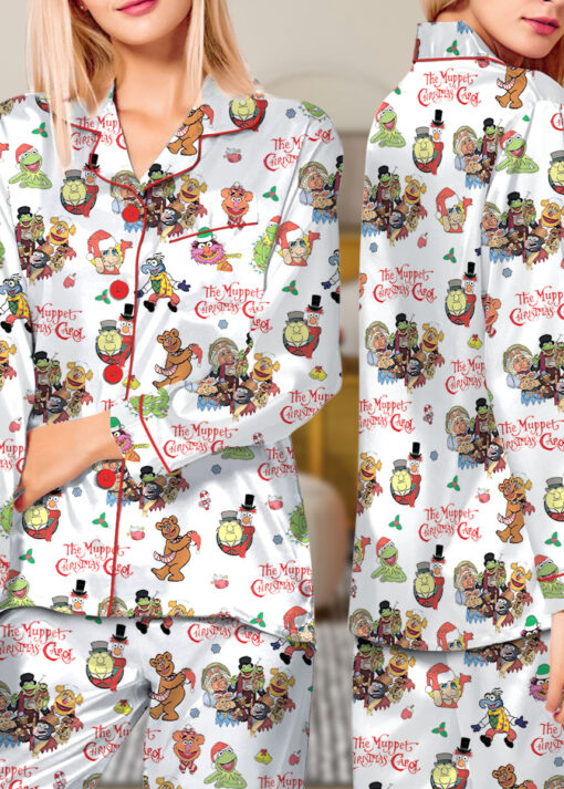 Christmas Muppet Show Pajama Set, Muppet Christmas Carol Pajamas, Christmas Cartoon Character Sleepwear, Fun Cozy PJs, Christmas Gifts