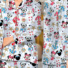 Disney Mickey Minnie Cruise Satin Pajamas Set For Women