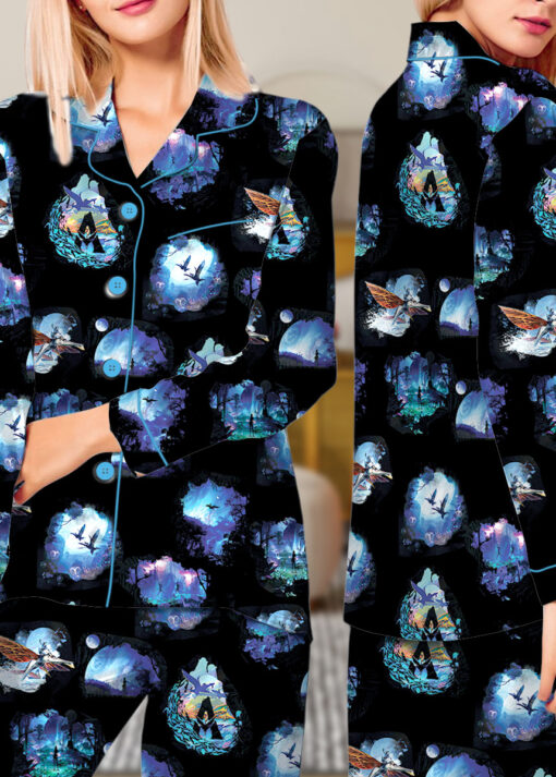 Avatar The Way Of Water Satin Pajamas Set For Women - Image 10