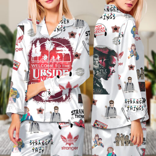 Stranger Things Welcome To The Upside Down Pyjama Pajamas Set