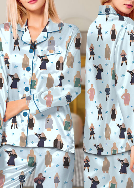 Stars Align Tour 2026 Festival Satin Pajama Set For Women