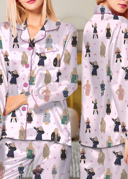 Stars Align Tour 2026 Festival Satin Pajama Set For Women