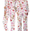 Espresso Music Album Satin Pajamas Set For Women